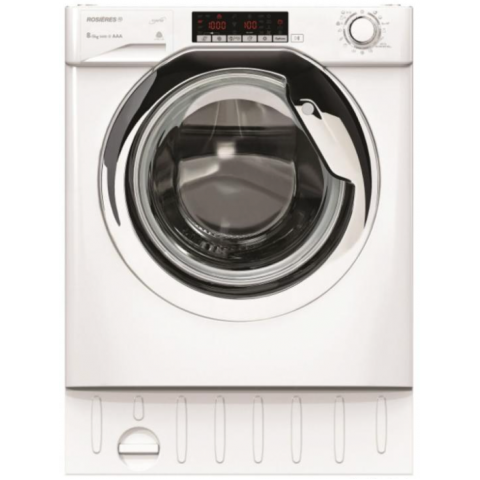 Rosieres RILS14853TH1-UK 8.0/5.0公斤 1400轉 變頻摩打 嵌入式二合一洗衣乾衣機